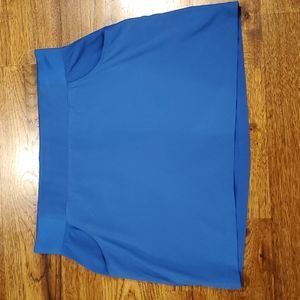 Womens Reel Legends royal blue pull on skort size M